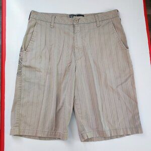 Billabong flat front casual; shorts light brown men's size 32